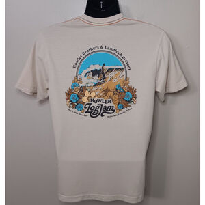 Howler Brothers Bros Men's Medium T-shirt Log Jam Waco Surf Heed The Call Tee